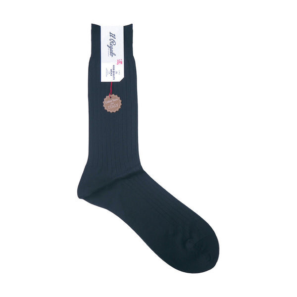 8×2リブソックス / Lサイズ - 靴下 NAVY / 27-29cm Il Regalo/イルレガロ | HIGH QUALITY SOCKS
