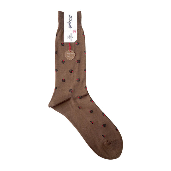 モダンドットソックス - 靴下 MOCHA / 25-27cm Il Regalo/イルレガロ | HIGH QUALITY SOCKS