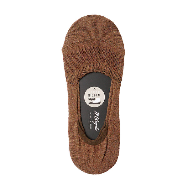 ブークレ インビジブル(浅履き) - 靴下 BROWN / 25-27cm Il Regalo/イルレガロ | HIGH QUALITY SOCKS