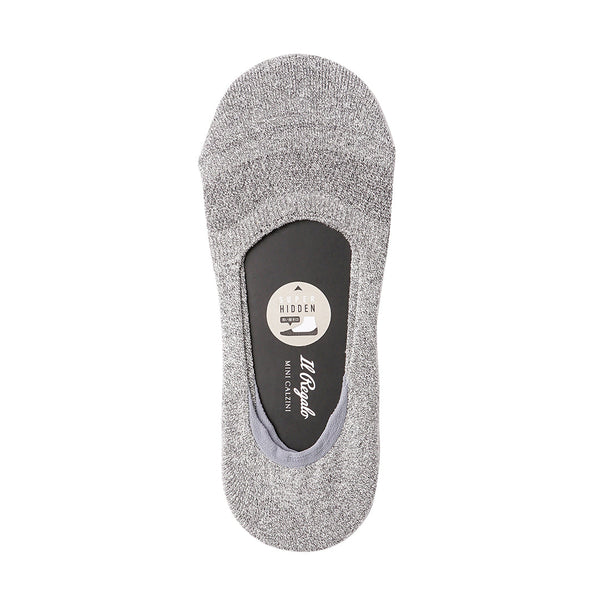 ブークレ インビジブル(浅履き) - 靴下 GREY / 25-27cm Il Regalo/イルレガロ | HIGH QUALITY SOCKS