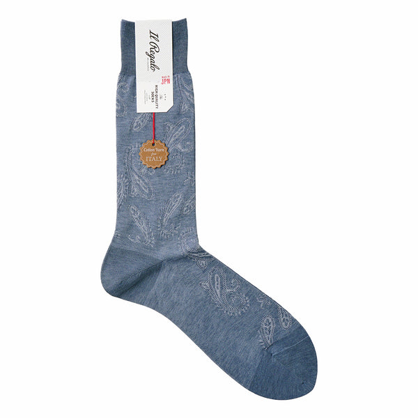 シャドーペイズリーソックス - 靴下 Il Regalo/イルレガロ | HIGH QUALITY SOCKS