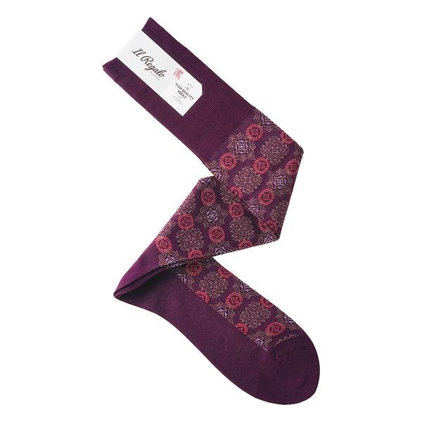 ボールドメダリオンロングホーズ - 靴下 Il Regalo/イルレガロ | HIGH QUALITY SOCKS