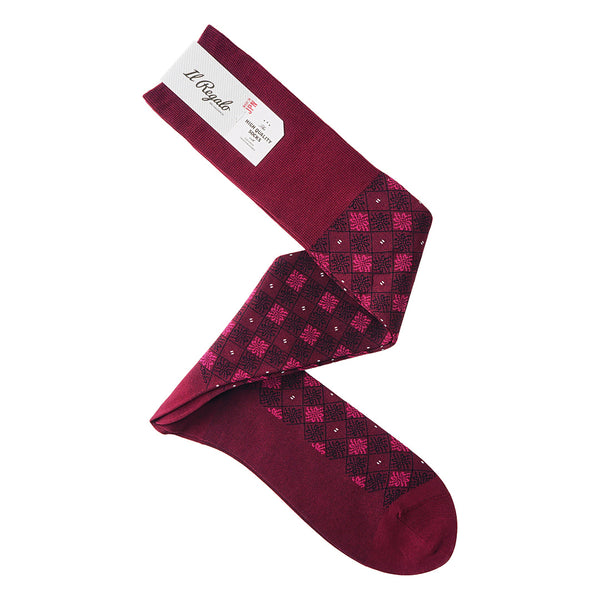 ダイヤモンドロングホーズ - 靴下 Il Regalo/イルレガロ | HIGH QUALITY SOCKS