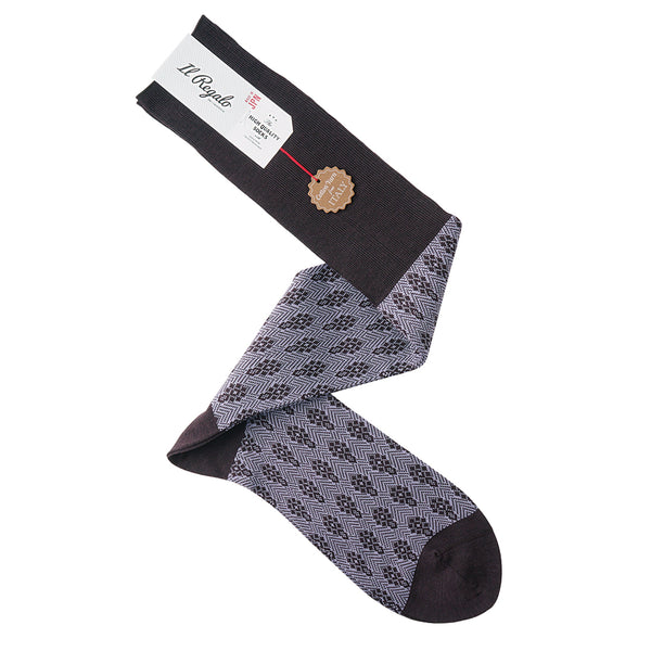 アンティークダイヤモンドロングホーズ - 靴下 Il Regalo/イルレガロ | HIGH QUALITY SOCKS
