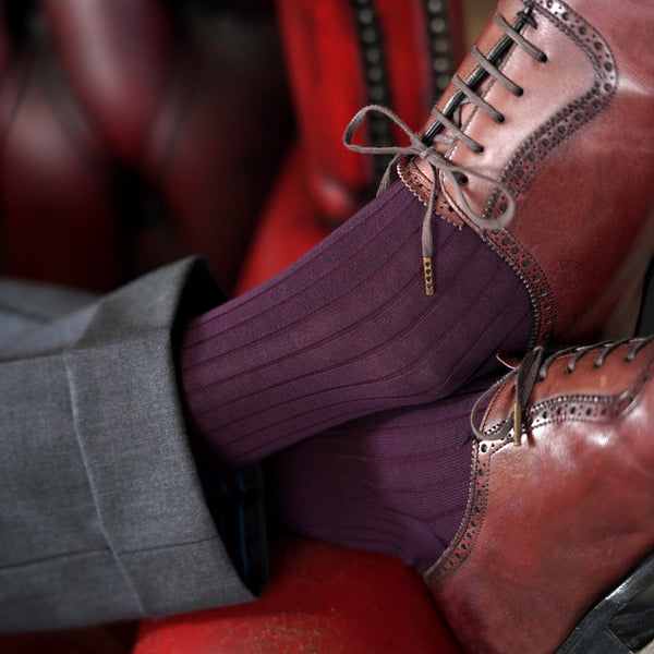 8×2リブ ロングホーズ - 靴下 Il Regalo/イルレガロ | HIGH QUALITY SOCKS