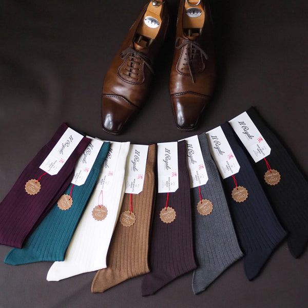 8×2リブ ソックス - 靴下  Il Regalo/イルレガロ | HIGH QUALITY SOCKS