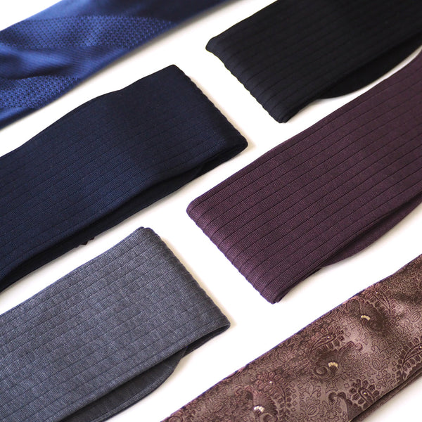 8×2リブ ロングホーズ - 靴下  Il Regalo/イルレガロ | HIGH QUALITY SOCKS