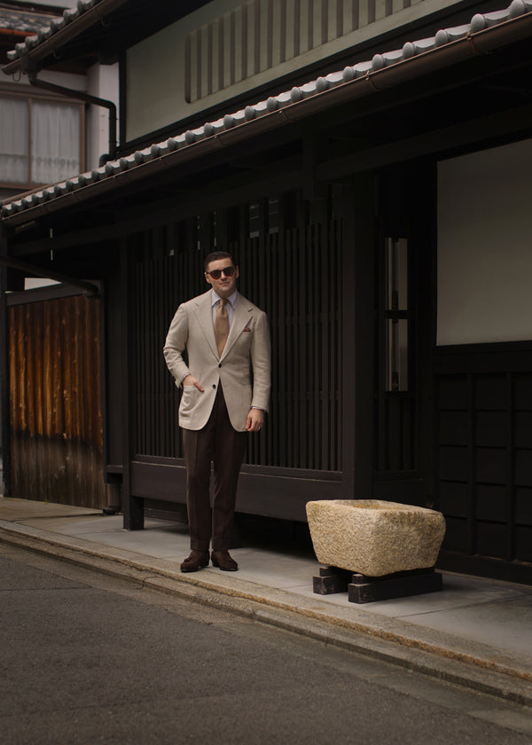 ヘリテージダマスクロングホーズ 【outBespokenコラボレーション】 - 靴下  Il Regalo/イルレガロ | HIGH QUALITY SOCKS