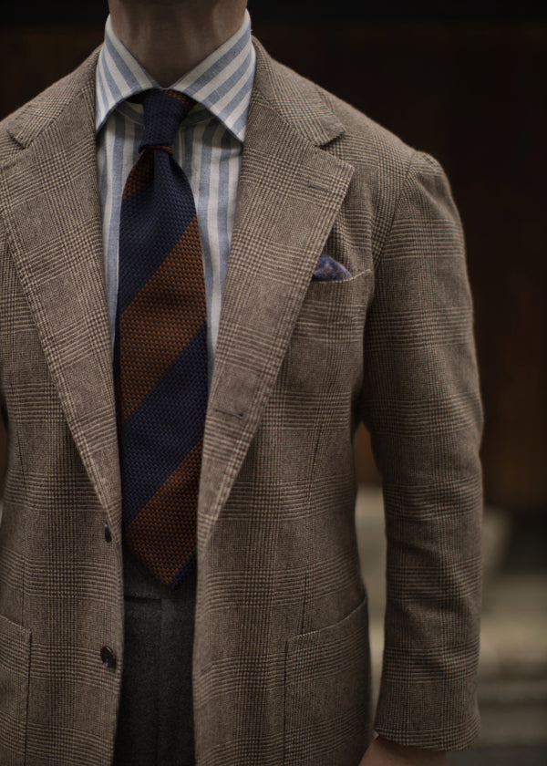 ハウンドトゥースロングホーズ 【outBespokenコラボレーション】 - 靴下  Il Regalo/イルレガロ | HIGH QUALITY SOCKS