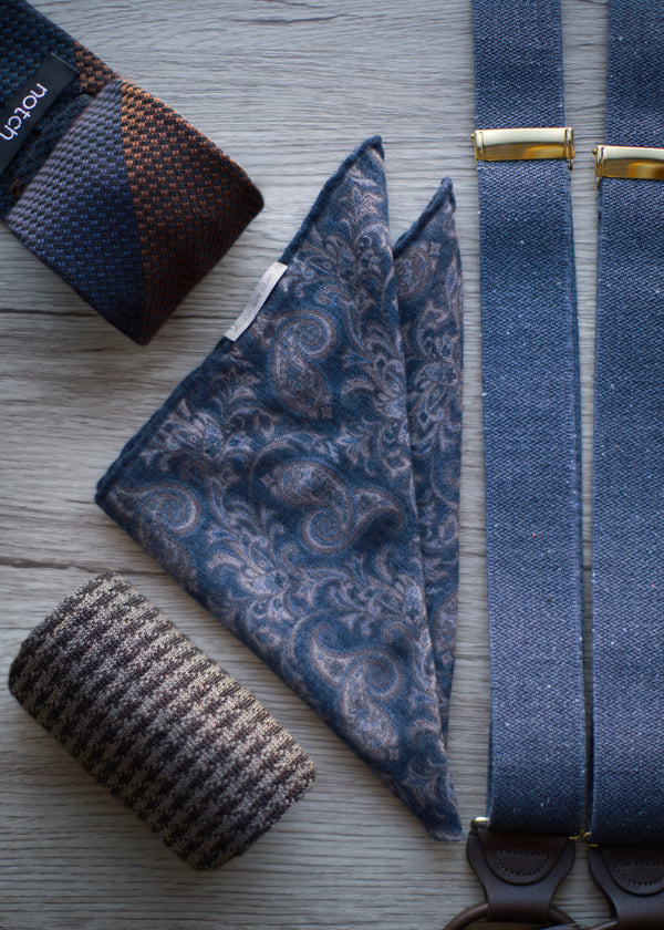 ハウンドトゥースロングホーズ 【outBespokenコラボレーション】 - 靴下  Il Regalo/イルレガロ | HIGH QUALITY SOCKS