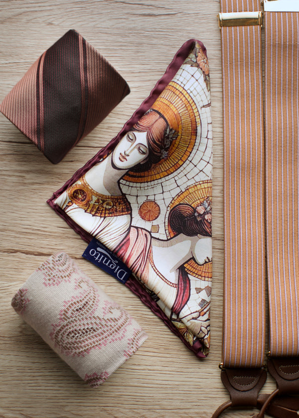 スノーペイズリーロングホーズ 【outBespokenコラボレーション】 - 靴下  Il Regalo/イルレガロ | HIGH QUALITY SOCKS