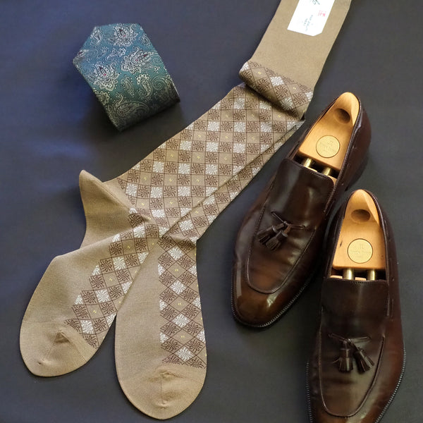 ダイヤモンドロングホーズ - 靴下 Il Regalo/イルレガロ | HIGH QUALITY SOCKS