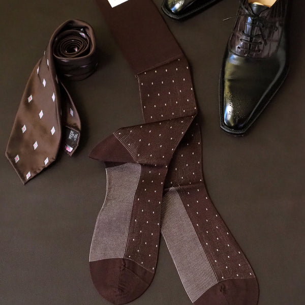 ファインドットロングホーズ - 靴下 Il Regalo/イルレガロ | HIGH QUALITY SOCKS