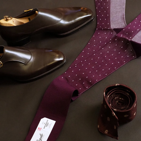 ファインドットロングホーズ - 靴下 Il Regalo/イルレガロ | HIGH QUALITY SOCKS