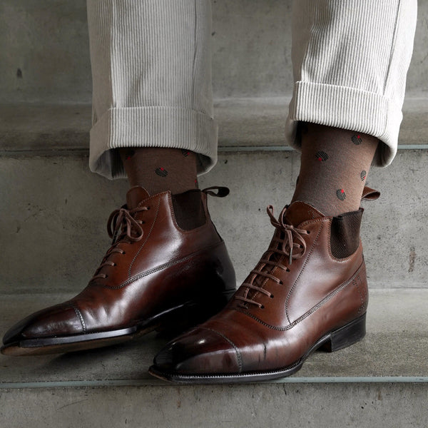 モダンドットソックス - 靴下 Il Regalo/イルレガロ | HIGH QUALITY SOCKS