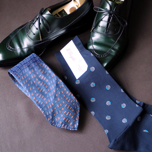 モダンドットソックス - 靴下 Il Regalo/イルレガロ | HIGH QUALITY SOCKS