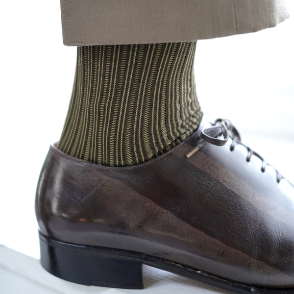 ダブルストライプソックス - 靴下 Il Regalo/イルレガロ | HIGH QUALITY SOCKS