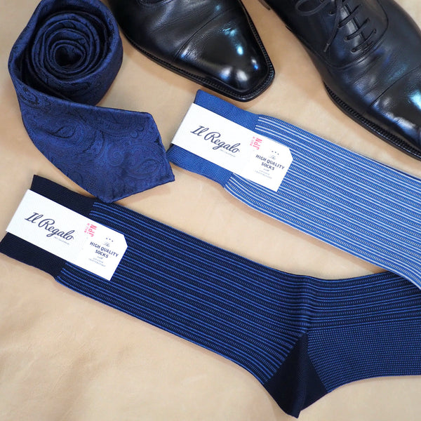 ダブルストライプソックス - 靴下 Il Regalo/イルレガロ | HIGH QUALITY SOCKS