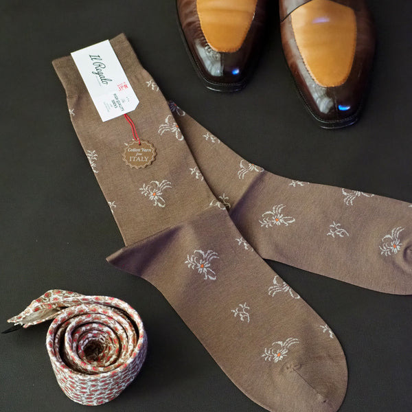 フローラルドットソックス - 靴下 Il Regalo/イルレガロ | HIGH QUALITY SOCKS