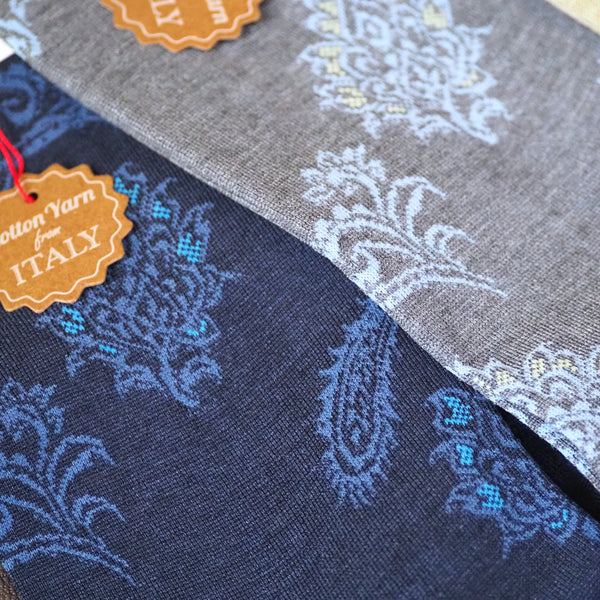 フローラルペイズリーソックス - 靴下  Il Regalo/イルレガロ | HIGH QUALITY SOCKS