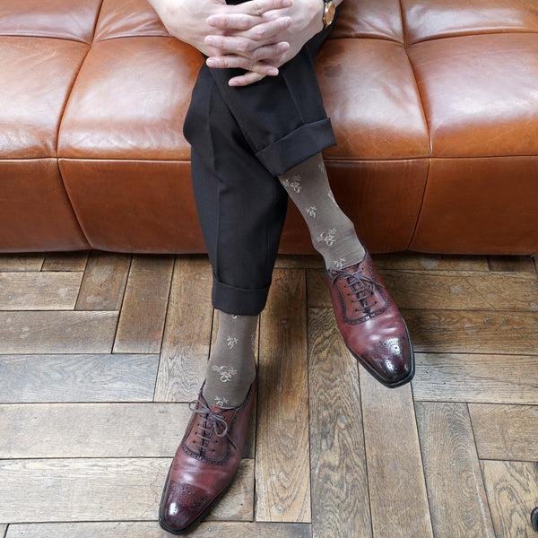 フローラルドットソックス - 靴下 Il Regalo/イルレガロ | HIGH QUALITY SOCKS