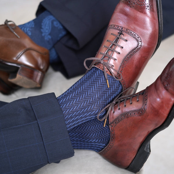 ヘリンボーンロングホーズ / Lサイズ - 靴下 Il Regalo/イルレガロ | HIGH QUALITY SOCKS