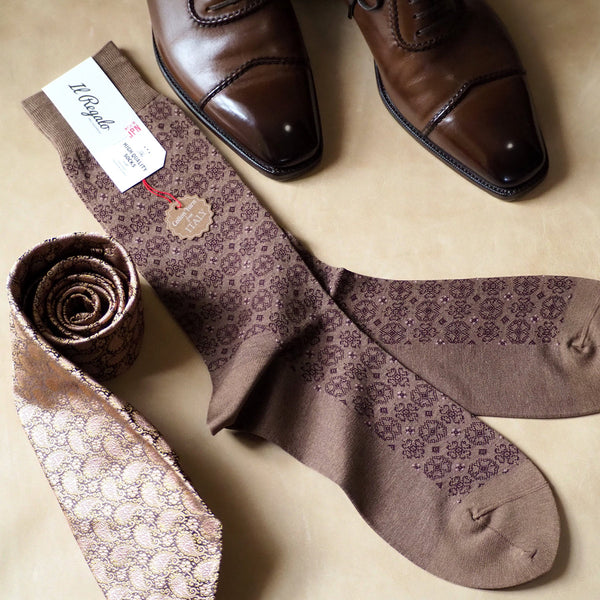 メダリオンソックス - 靴下  Il Regalo/イルレガロ | HIGH QUALITY SOCKS