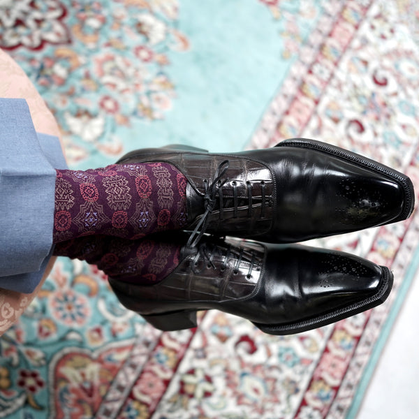 ボールドメダリオンロングホーズ / Lサイズ - 靴下 Il Regalo/イルレガロ | HIGH QUALITY SOCKS