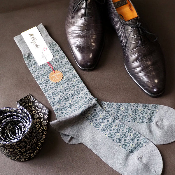 メダリオンソックス - 靴下  Il Regalo/イルレガロ | HIGH QUALITY SOCKS