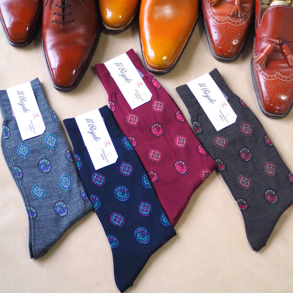 ボタニカルメダリオンソックス - 靴下  Il Regalo/イルレガロ | HIGH QUALITY SOCKS