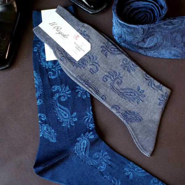 ペイズリーソックス - 靴下  Il Regalo/イルレガロ | HIGH QUALITY SOCKS