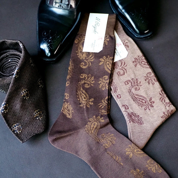 ペイズリーソックス - 靴下  Il Regalo/イルレガロ | HIGH QUALITY SOCKS