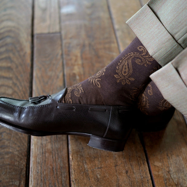 ペイズリーソックス - 靴下  Il Regalo/イルレガロ | HIGH QUALITY SOCKS