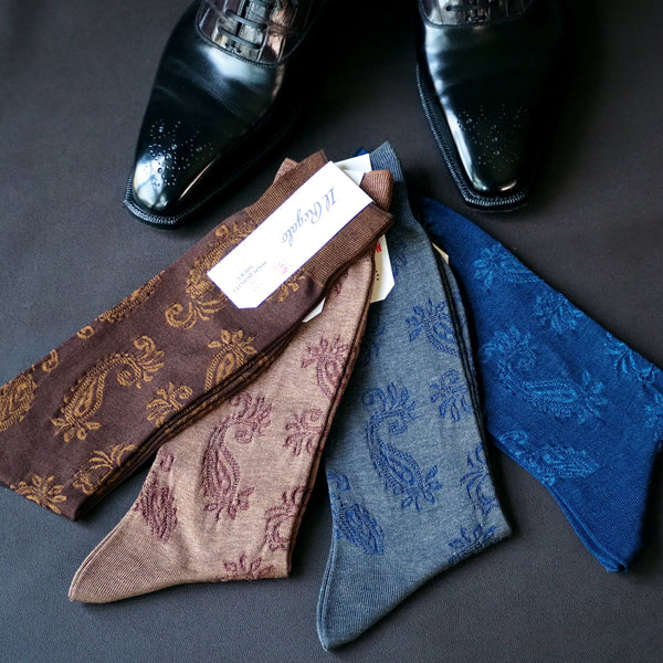 ペイズリーソックス - 靴下  Il Regalo/イルレガロ | HIGH QUALITY SOCKS