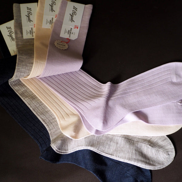 ラミーリブロングホーズ / Lサイズ - 靴下  Il Regalo/イルレガロ | HIGH QUALITY SOCKS