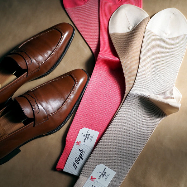 リバーシブルバイカラーソックス - 靴下 Il Regalo/イルレガロ | HIGH QUALITY SOCKS