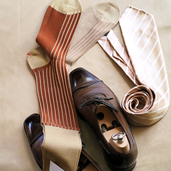 リバーシブルロングホーズ - Il Regalo/イルレガロ | HIGH QUALITY SOCKS