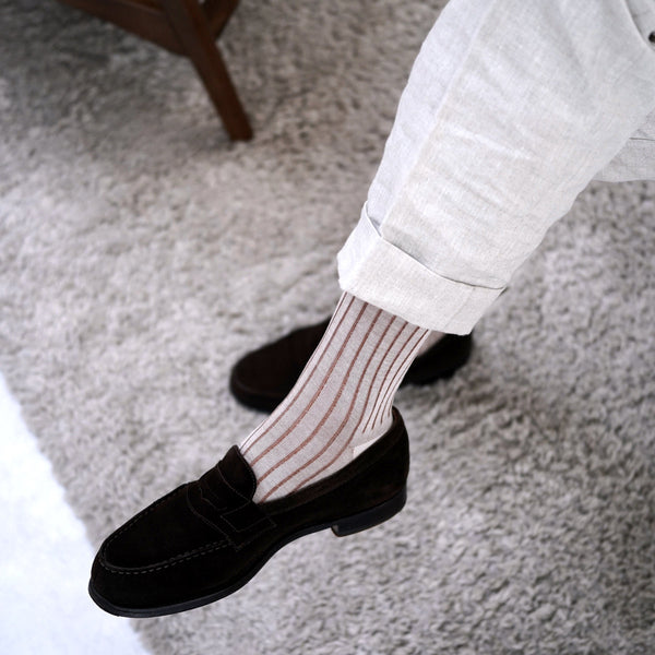 リバーシブルロングホーズ - Il Regalo/イルレガロ | HIGH QUALITY SOCKS