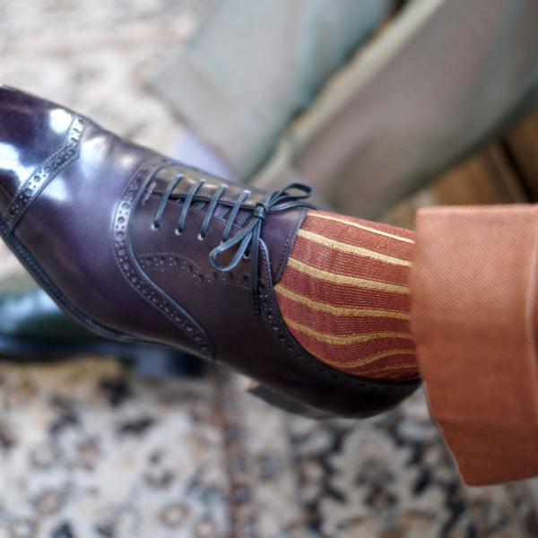 リバーシブルロングホーズ - Il Regalo/イルレガロ | HIGH QUALITY SOCKS