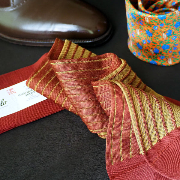 リバーシブルロングホーズ / Lサイズ - Il Regalo/イルレガロ | HIGH QUALITY SOCKS