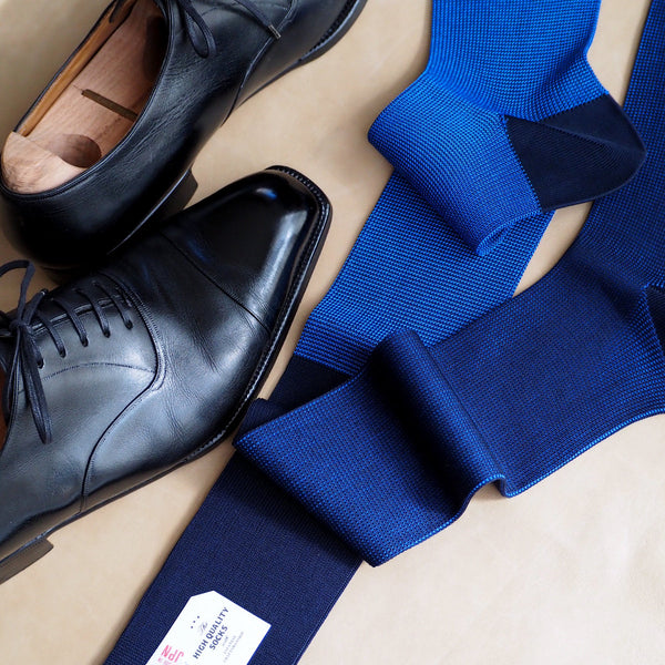 リバーシブルバイカラーロングホーズ - 靴下  Il Regalo/イルレガロ | HIGH QUALITY SOCKS
