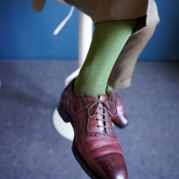 リバーシブルバイカラーロングホーズ - 靴下  Il Regalo/イルレガロ | HIGH QUALITY SOCKS