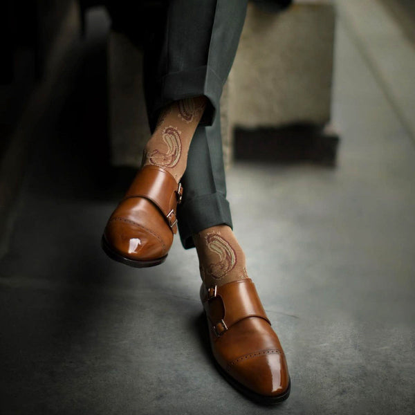 アンティークペイズリーソックス - 靴下 Il Regalo/イルレガロ | HIGH QUALITY SOCKS