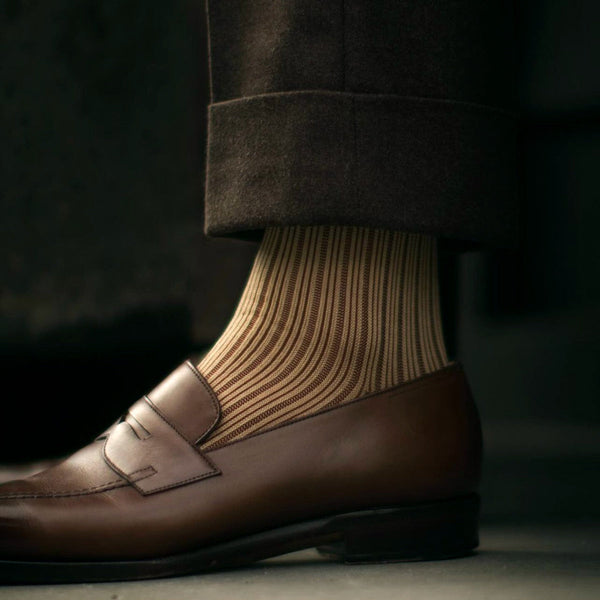 ダブルストライプソックス - 靴下 Il Regalo/イルレガロ | HIGH QUALITY SOCKS