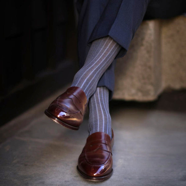 リバーシブルロングホーズ -   Il Regalo/イルレガロ | HIGH QUALITY SOCKS