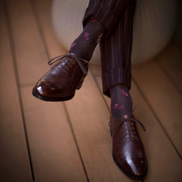 ムーンライトペイズリーソックス - 靴下 Il Regalo/イルレガロ | HIGH QUALITY SOCKS