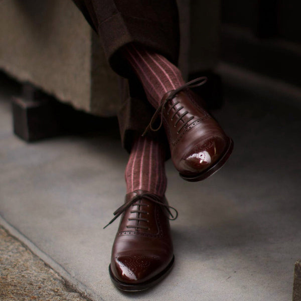 リバーシブルロングホーズ - Il Regalo/イルレガロ | HIGH QUALITY SOCKS