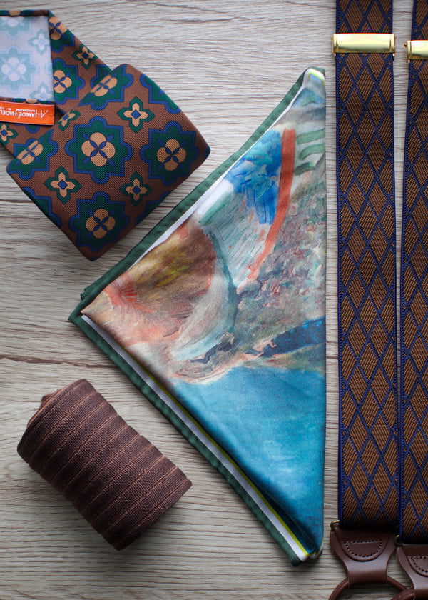 リバーシブルロングホーズ 【outBespokenコラボレーション】 / Lサイズ - 靴下 Il Regalo/イルレガロ | HIGH QUALITY SOCKS