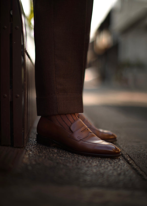 リバーシブルロングホーズ 【outBespokenコラボレーション】 - 靴下 Il Regalo/イルレガロ | HIGH QUALITY SOCKS