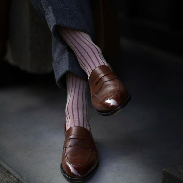 リバーシブルロングホーズ - Il Regalo/イルレガロ | HIGH QUALITY SOCKS